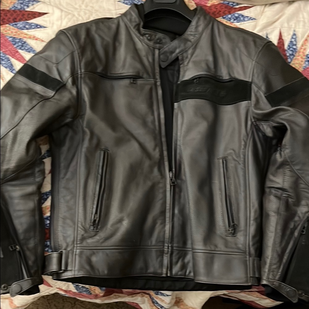 Men's Black Leather Jacket